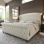 Imperial Bliss Upholstered Luxurious Bed in Red - Image 3